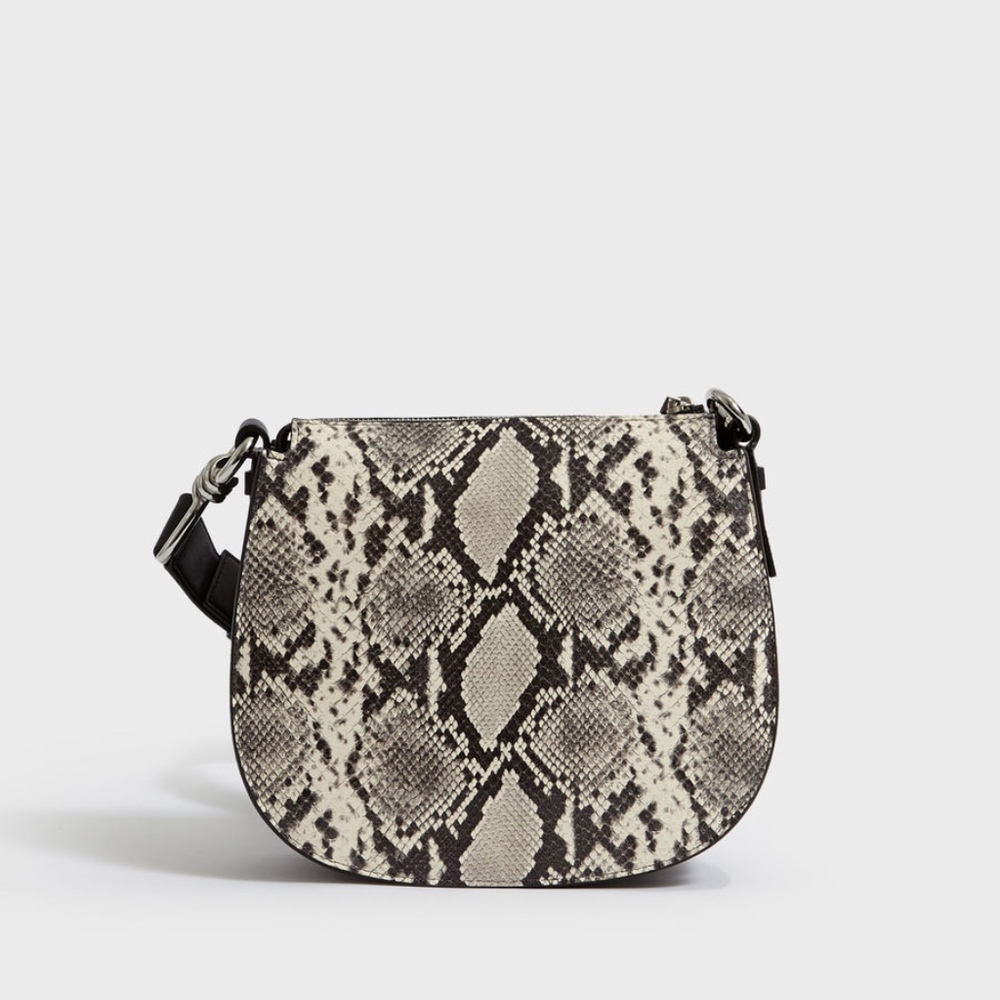 ALLSAINTS | SLIVER SUEDE ROUND CROSSBODY BAG